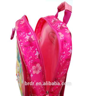 High Quality Red Princess Cute Children School Backpack