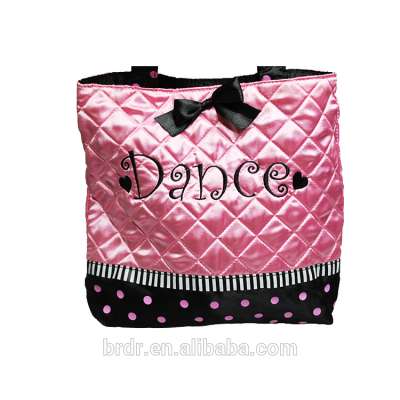 Factory Cheap Price High Quality Pink Cheaked Pattern Young Girl Shopping Bag