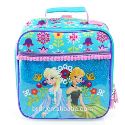 China Manufacturer Full Printing lovely Children backpack with Lunch bag